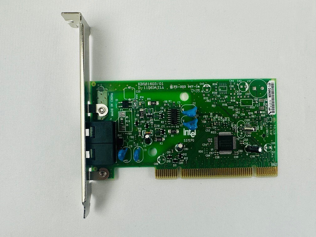 Intel KB581603/01 537EPG PCI Dial up 56k Modem Card