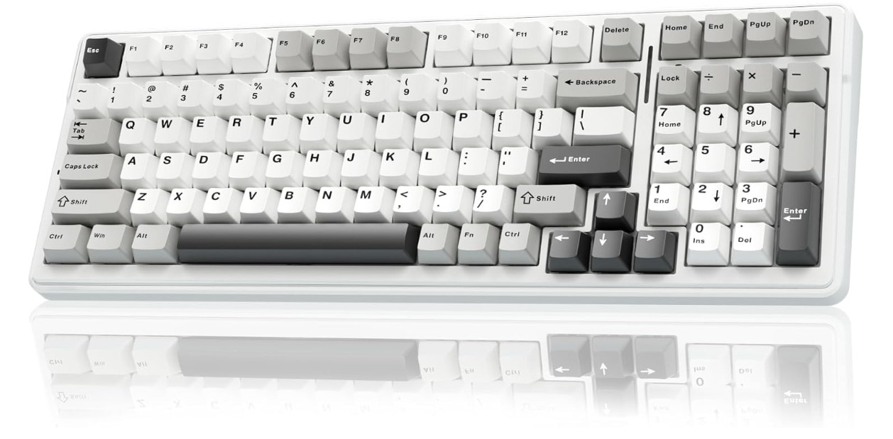 Teclado Mecánico Inalámbrico RGB BT5.0 2.4G USB-C Multi-Dispositivo Gaming