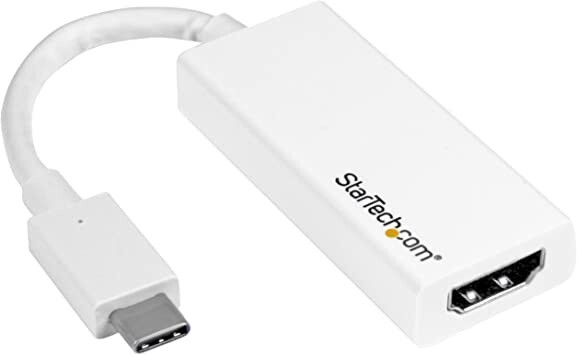 StarTech USB C to HDMI Adapter - White - 4K 60Hz 