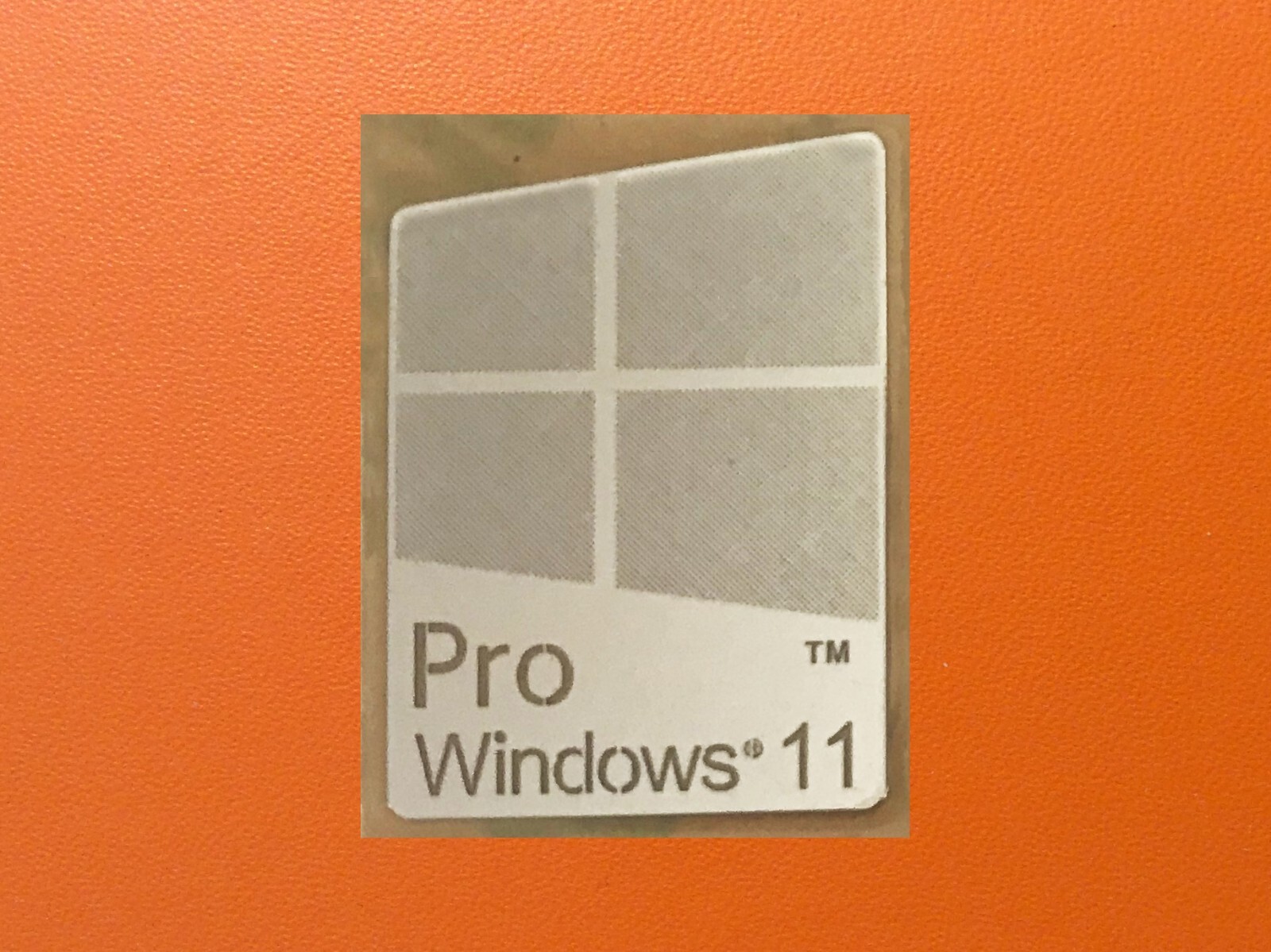 1 PCS Sticker for Window 11 Pro Silver Color Badge Logo Decal Win 11 16mm x 23mm