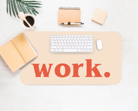 Work Desk Mat, Aesthetic Desk Accessory, Cute Workspace