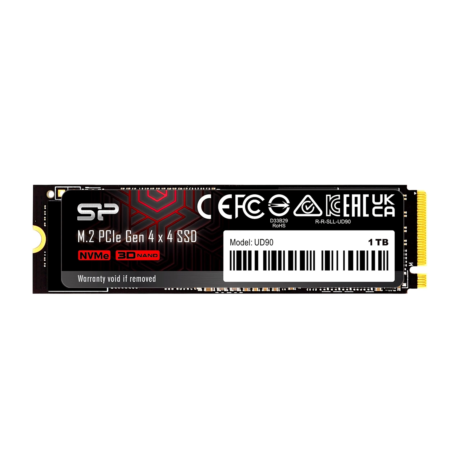 Silicon Power 1TB UD90 NVMe 4.0 Gen4 PCIe M.2 SSD R/W up to 5,000/4,800 MB/s ...
