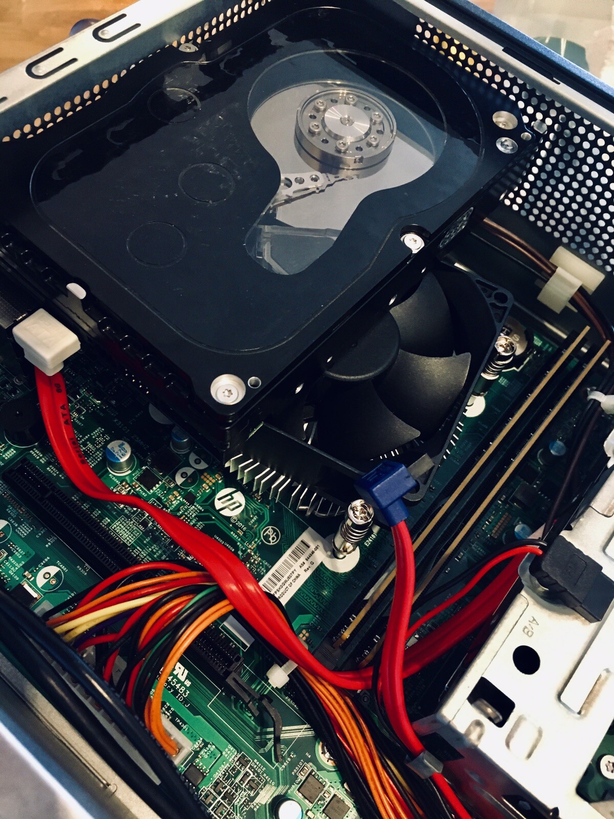 Custom Desktop PC w/ WD Western Digital Raptor X clear cover HDD (“vintage”)