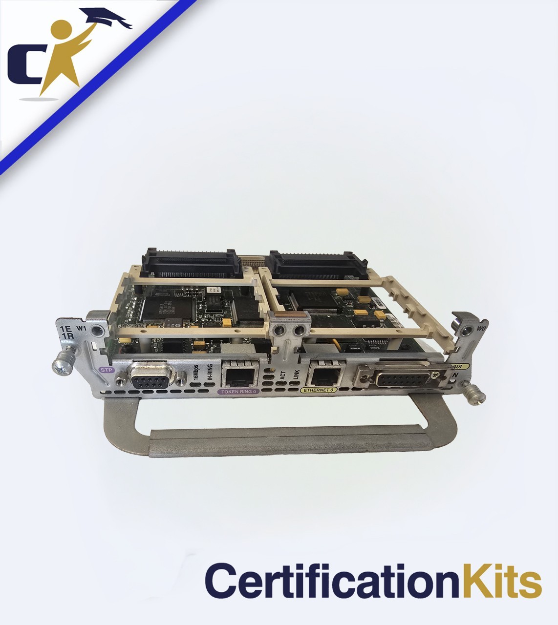 Cisco NM-1E1R2W  1 Ethernet - 1 TR - 2 WAN Good Condition