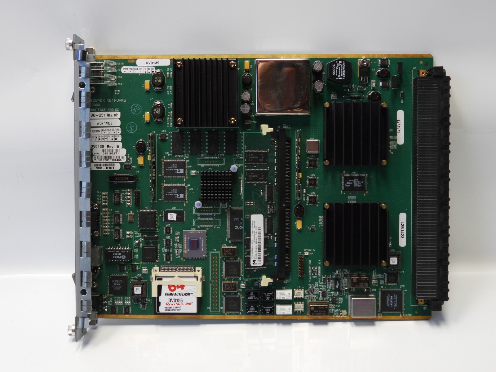 Redback Networks Smartedge 800 SC 908-0101 600-0231 Rev. 0P 