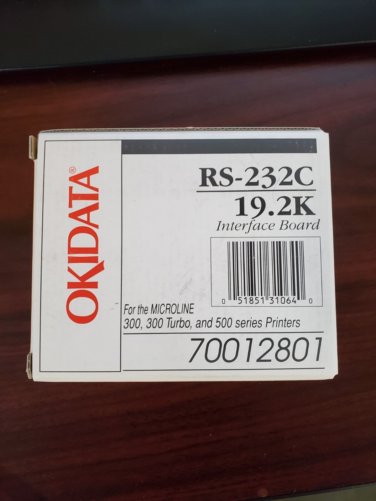 NEW OKIDATA Microline Printers RS-232C 19.2K Interface Board 70012801 #69j