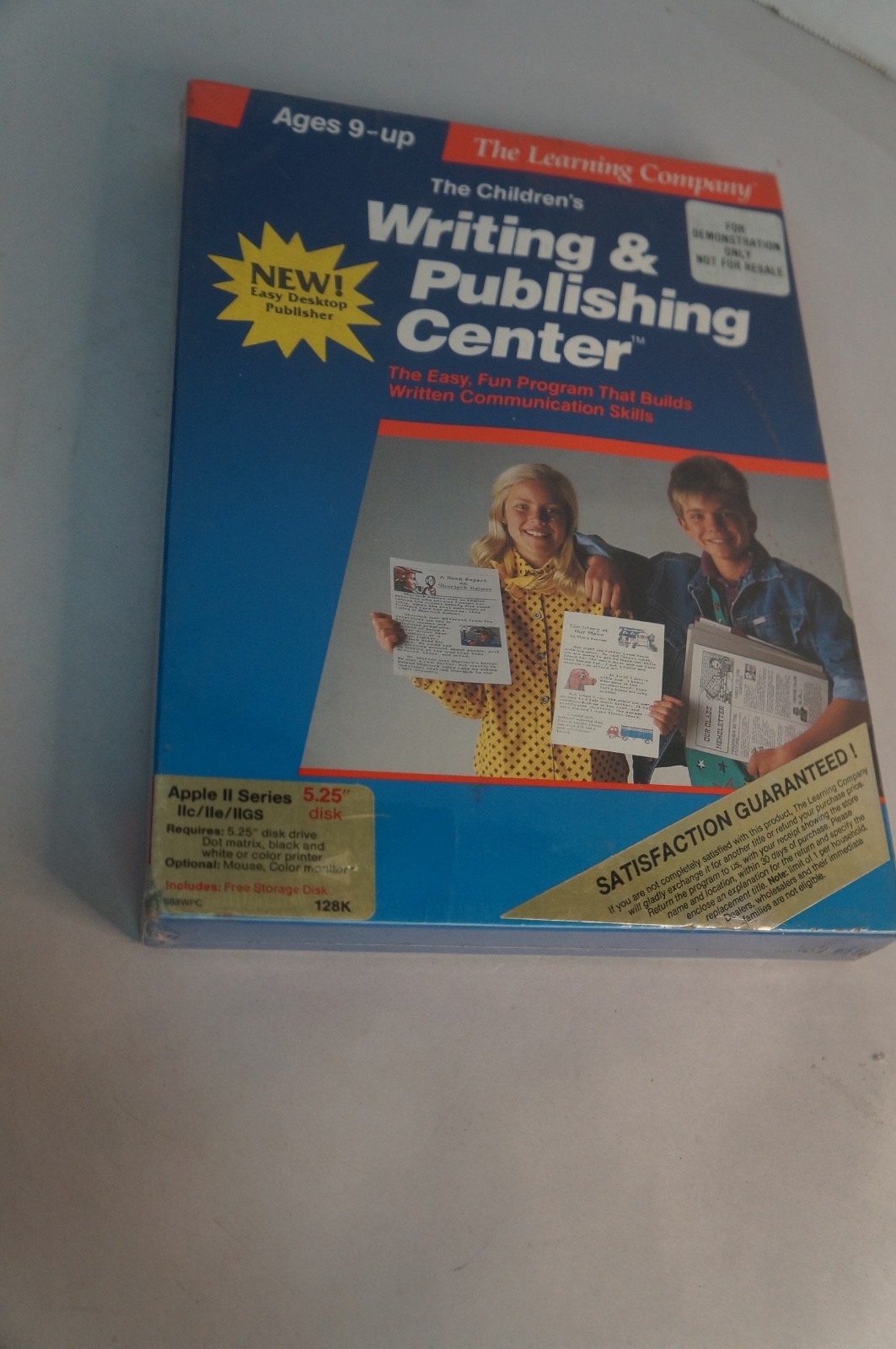 Sealed Apple II Learning Company Writing Publishing Center Software