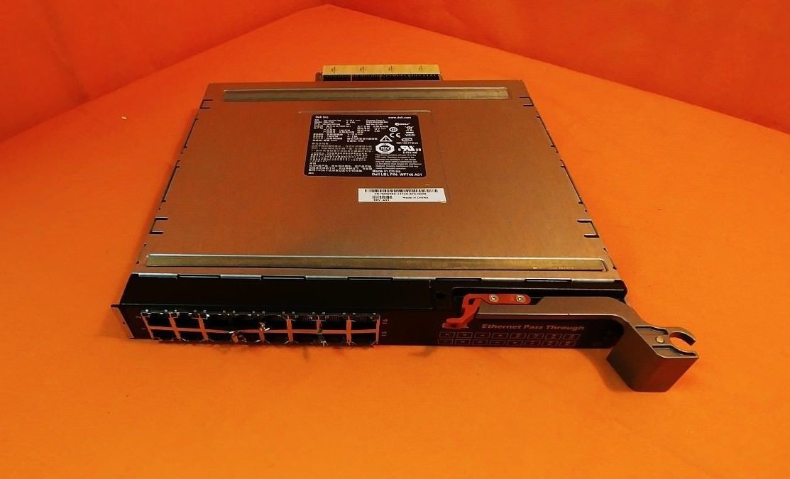 Dell WW060 10Gb Ethernet Pass-Through Module 16Port for M1000E 10G-PTM "Parts"