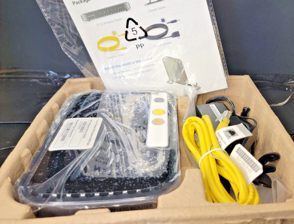 Netgear G54/N150 Wireless N Router Model WNR1000 v3 150 Mbps 4-Port 10/100 WiFi