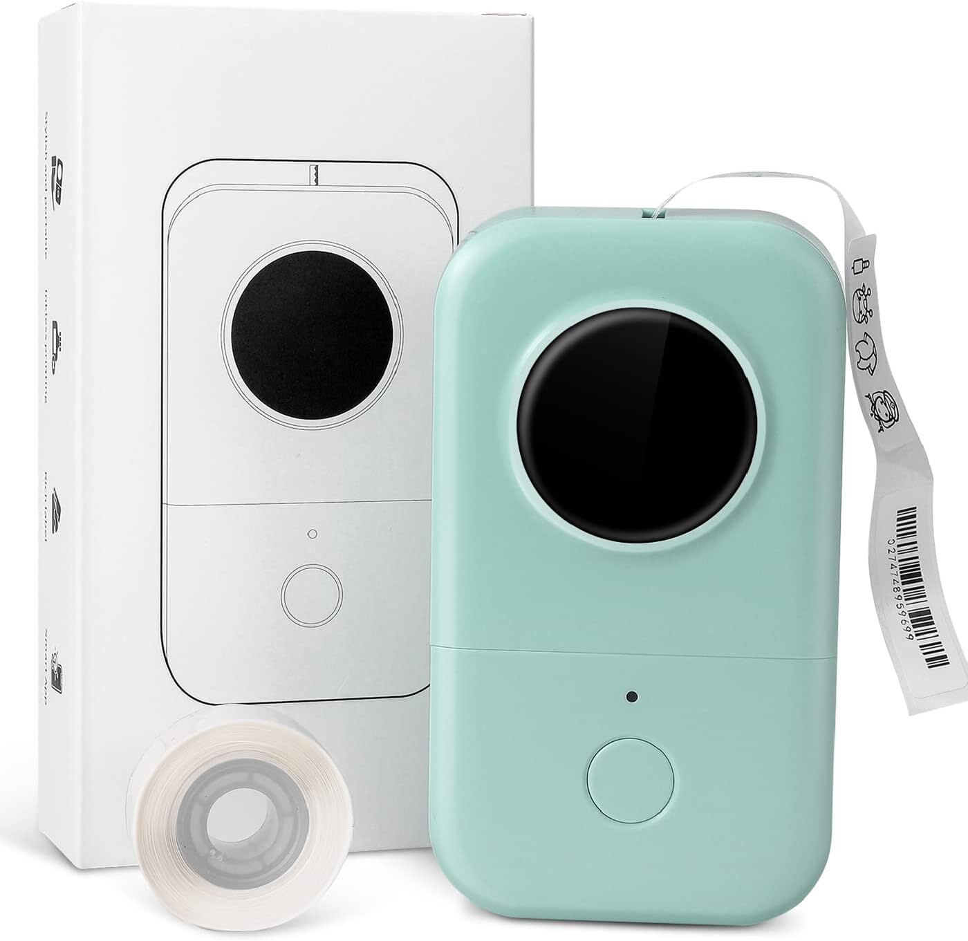 D30 Portable Mini Label Printer,Phomemo Label Maker Machine with Tape