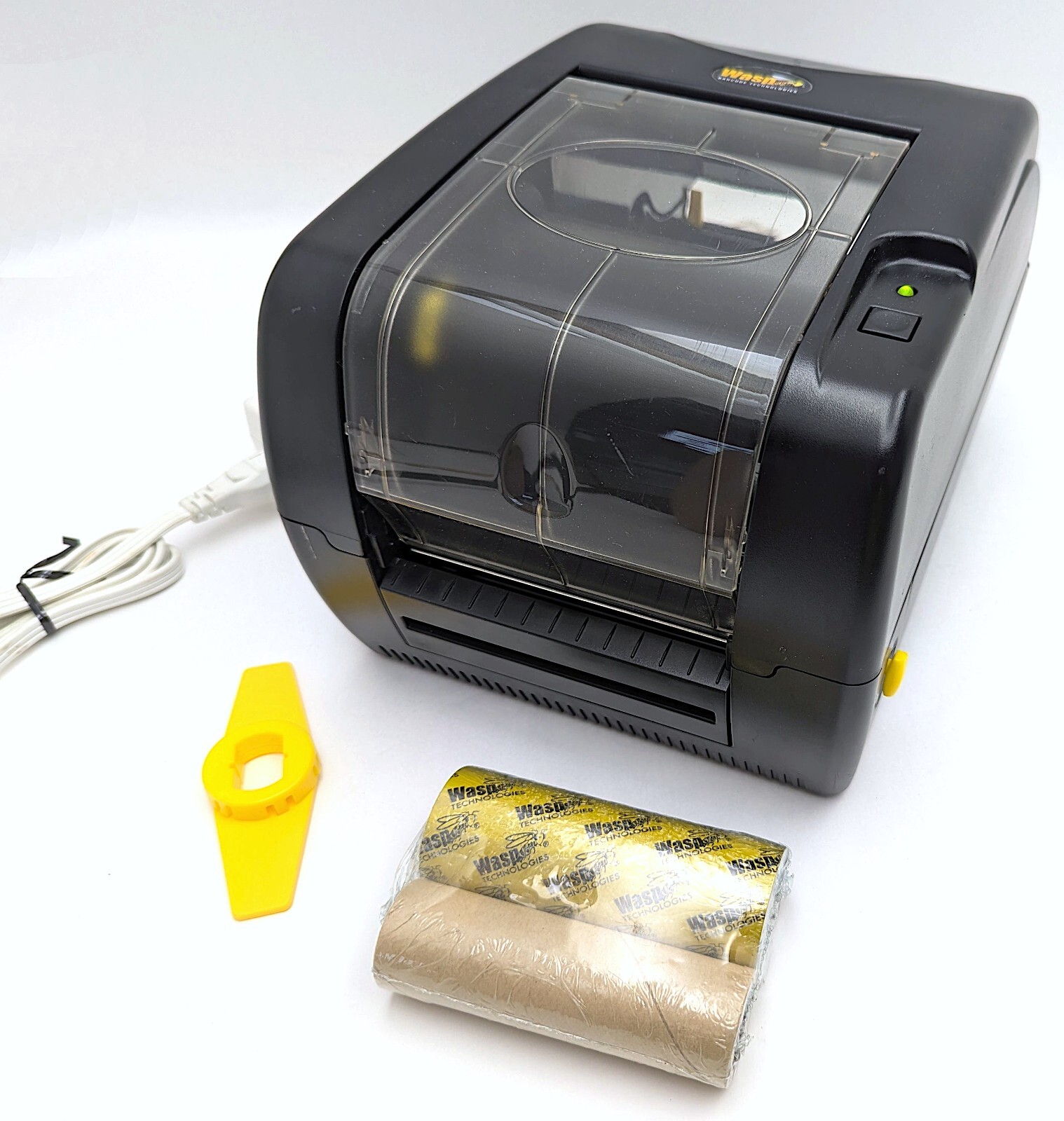 WASP WPL305E Thermal Transfer POS Barcode Printer USB Serial Parallel - Bundle