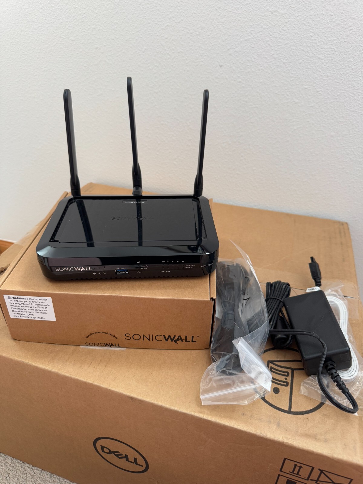 SonicWall Dell Soho 250W with Power Adapter APL41-0BA Firewall Router Appliance