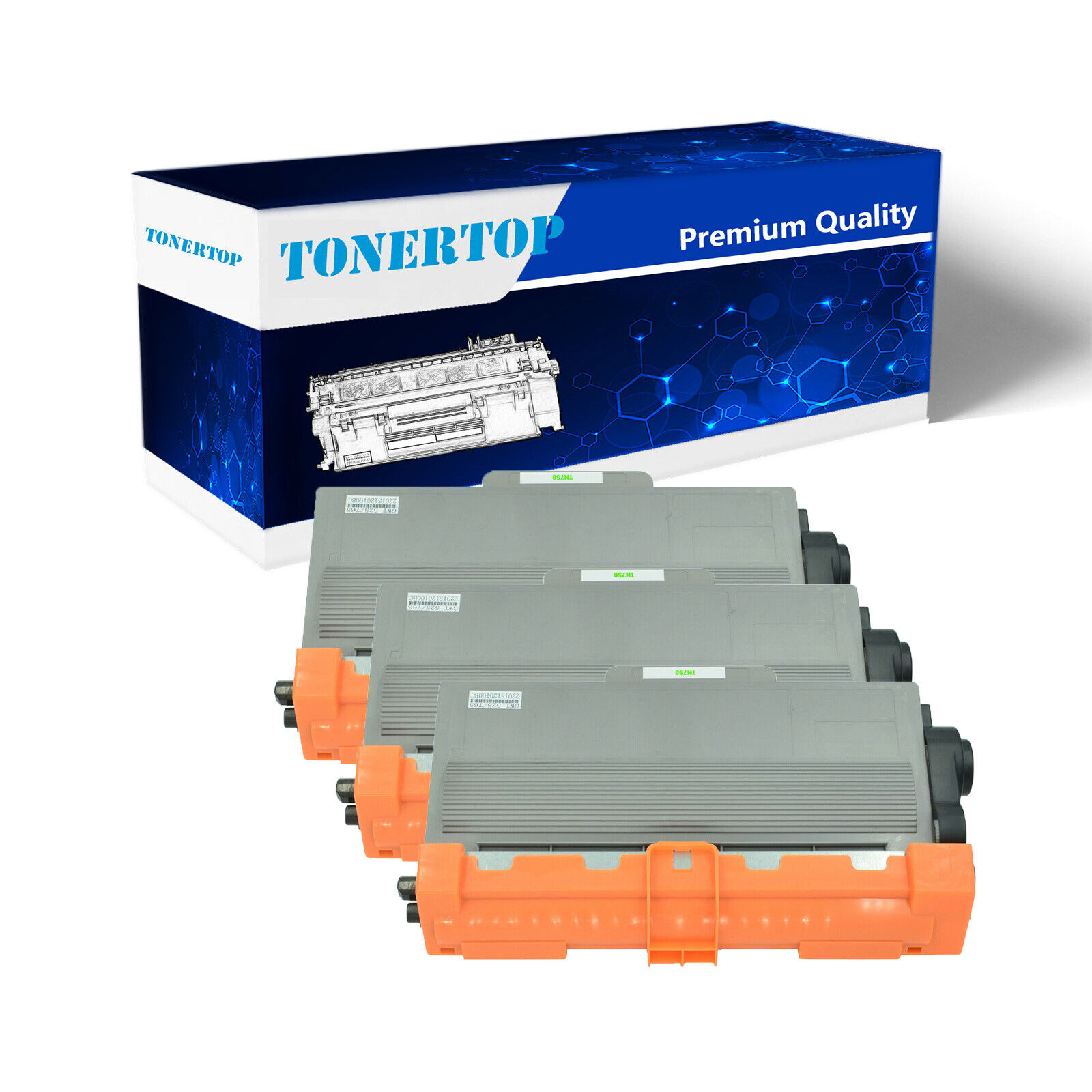 3PK TN750 Toner Fit for Brother DCP-8110DN 8150DN 8155DN 8250DN MFC-8950DW TN720