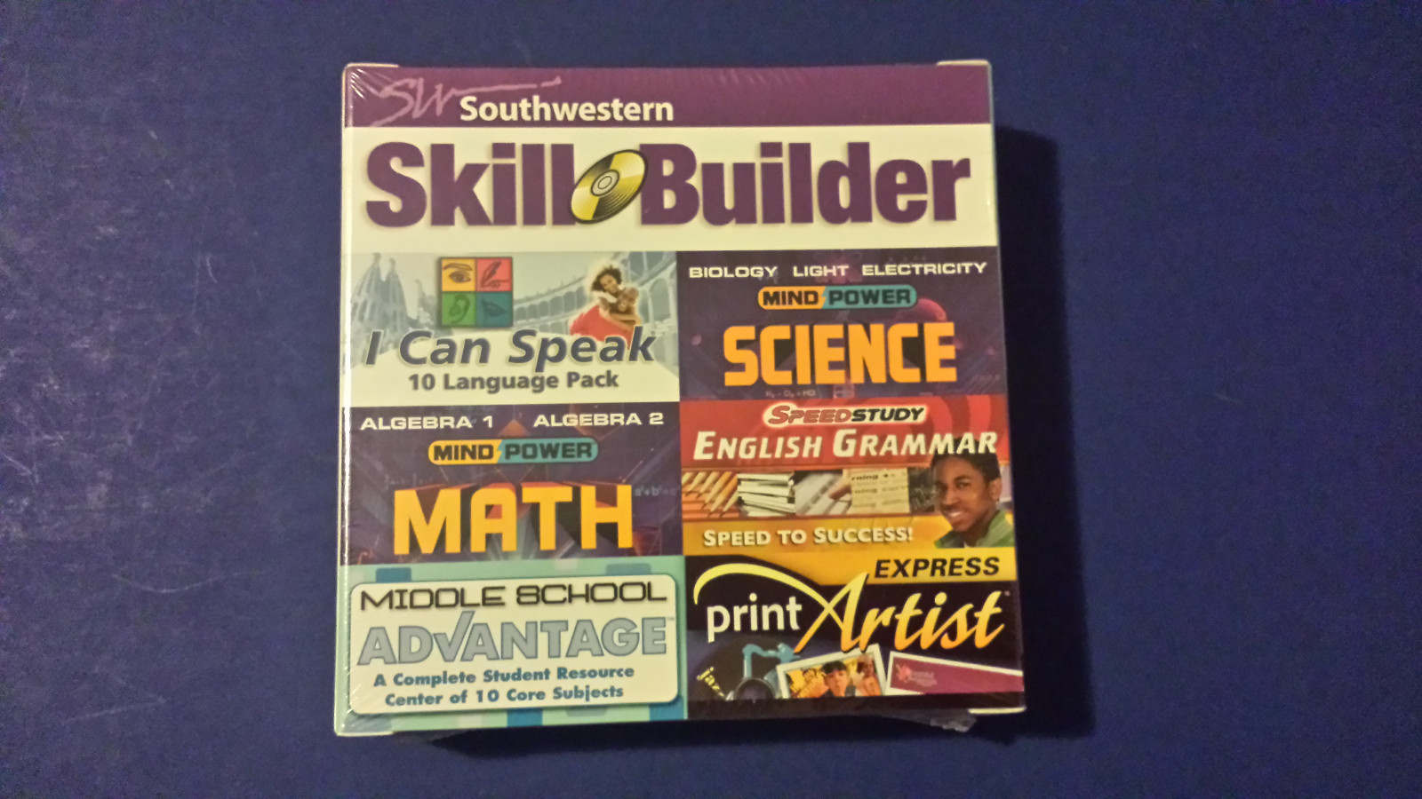 Southwestern Skill Builder Middle School Math Science Print Artist 6 Discs, New