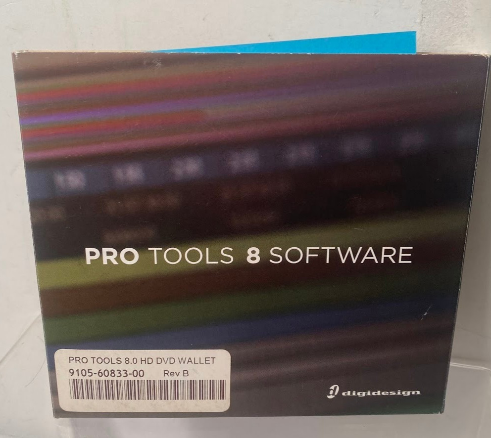 PRO TOOLS HD 8 Software 3-Disc DigiDesign / Avid {ro grade MAC OS 10.5