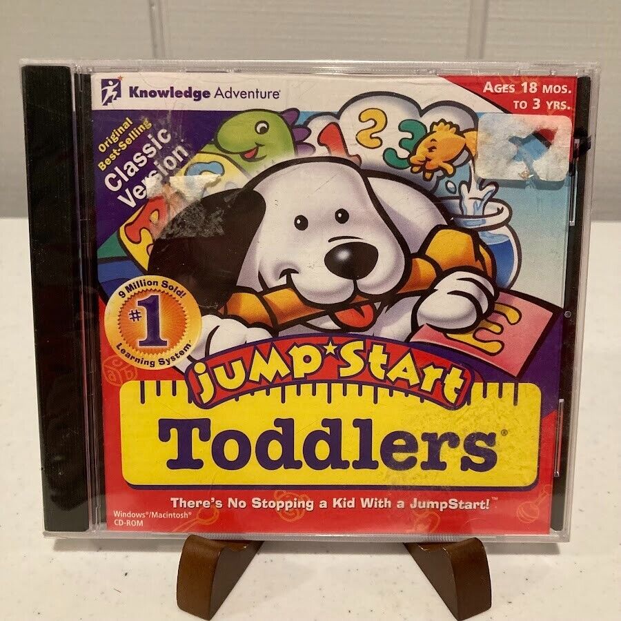 New JumpStart TODDLERS PC CD ROM Letters Numbers Shapes Colors, etc.Jump Start
