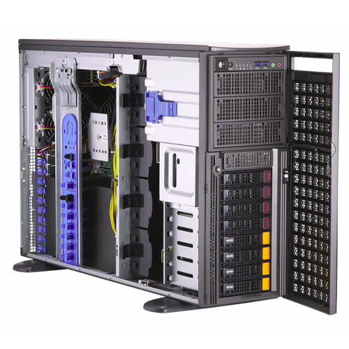 Supermicro SYS-740GP-TNRT Server 8X3.5" 2x 4310 2.10GHz 12Core 8X 32G 2666MHz