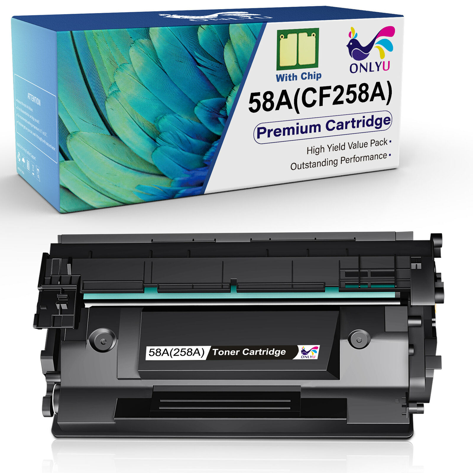 1PK 58A Toner compatible with HP CF258A With Chip M428dw MFP M428fdw M428fdn