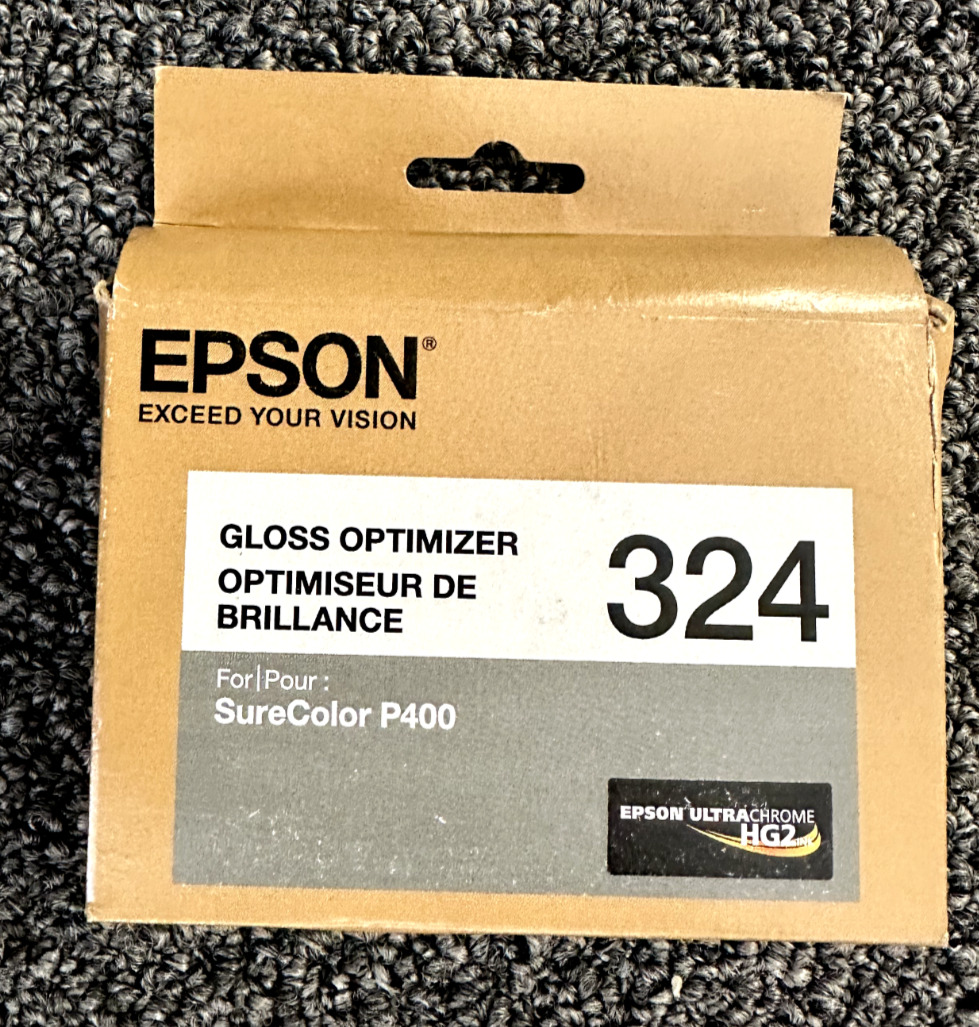 Epson Genuine 324 Gloss Optimizer Cartridge T324020 New EXP-09/2024