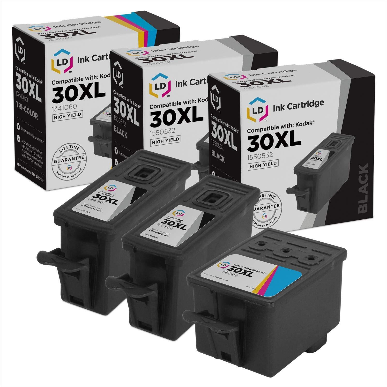 LD Comp for Kodak 30XL 3pk HY Ink 2x 1550532 1x 1341080 C110 C310 C315 2150 2170