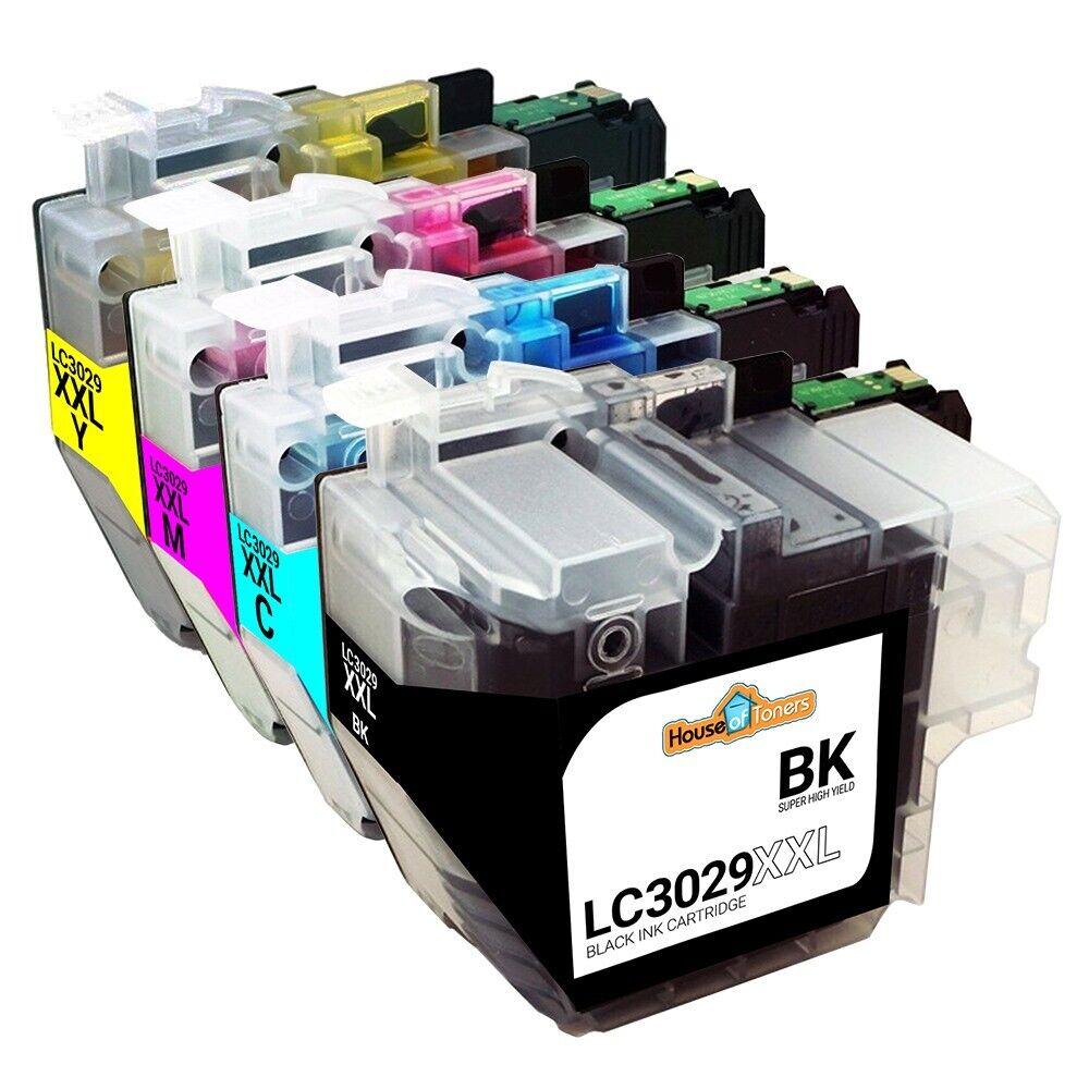 4pk LC3029 XXL Ink Cartridge for Brother MFC-J5830DWXL MFC-J6535DWXL Printers