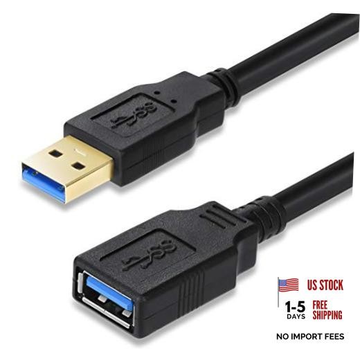 XBOHJOE USB 3.0 Extension Cable 15FT USB Cable High Speed 3.0 USB 15 ft