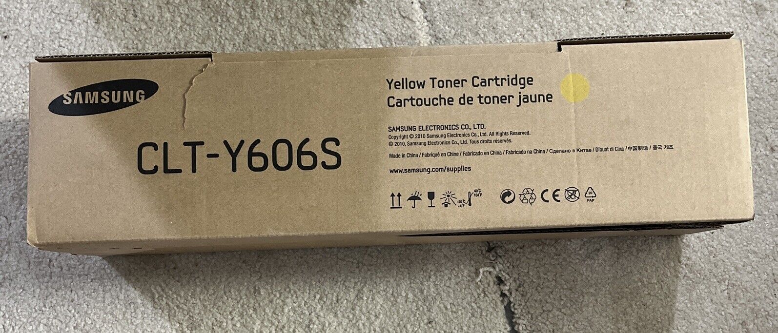 Genuine Samsung CLT-Y606S (yellow) TONER