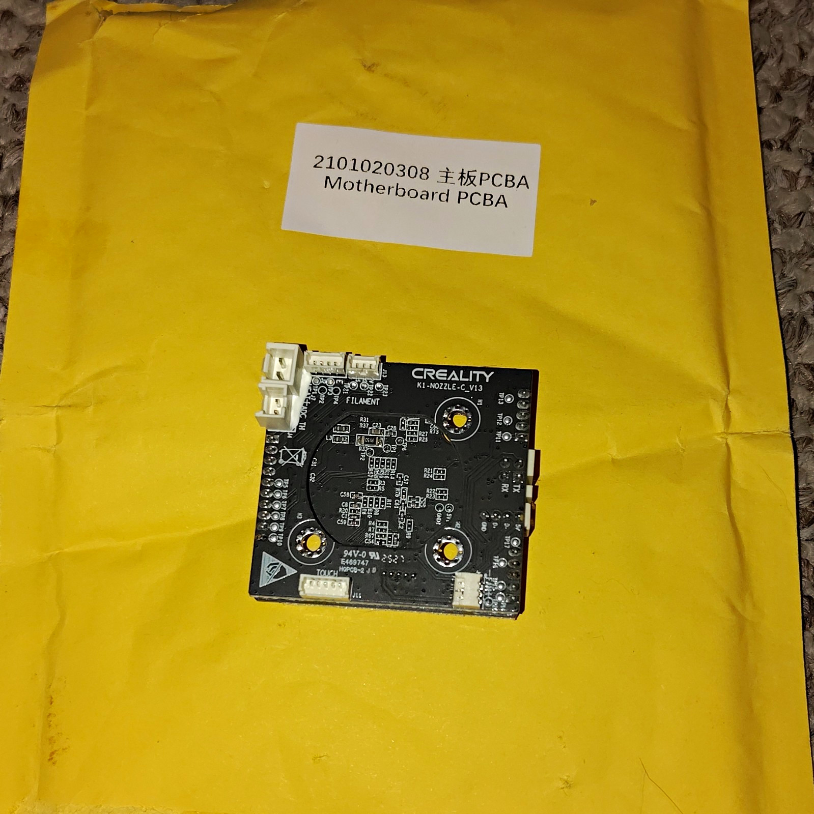 Creality K1 Motherboard PCB Main Board, K1-NOZZLE-C_V1.3 2101020308