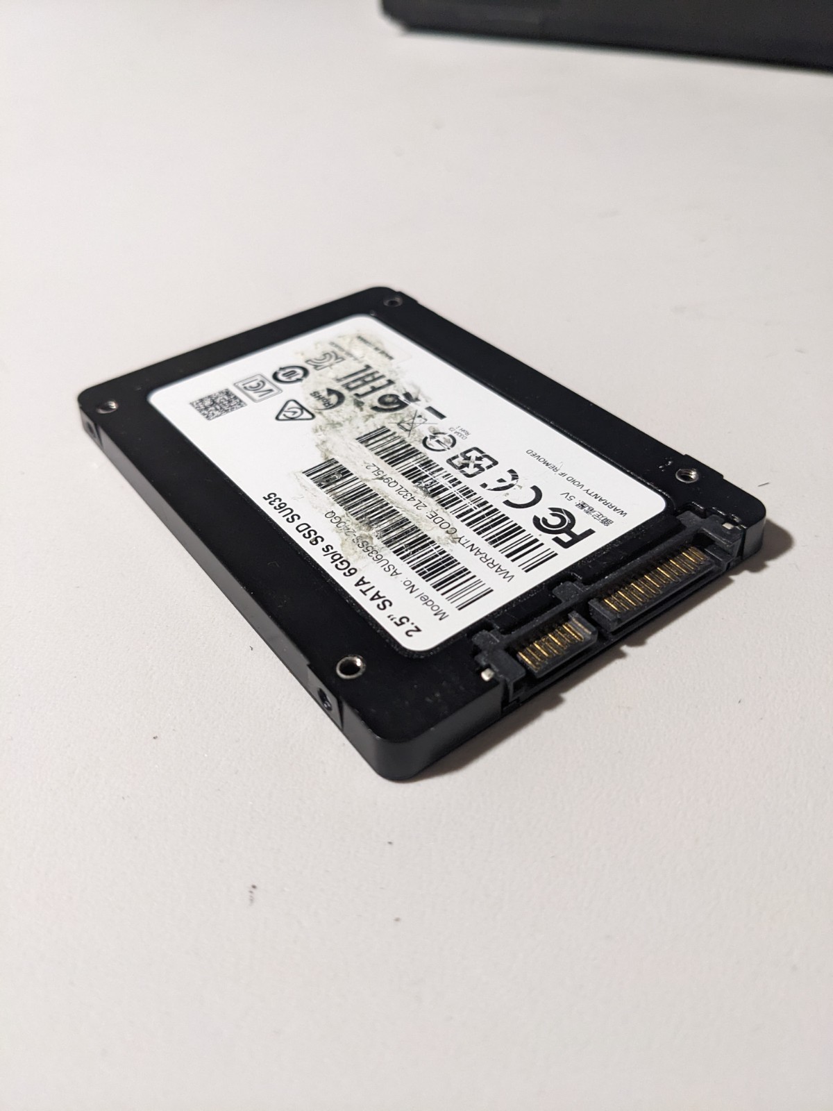 ADATA SU635 240GB 2.5" SATA III SSD – Tested – 100% Health
