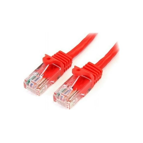 Startech 45PATCH25RD 25FT RED CAT5E CABLE SNAGLESS ETHERNET CABLE GIGABIT LAN RJ