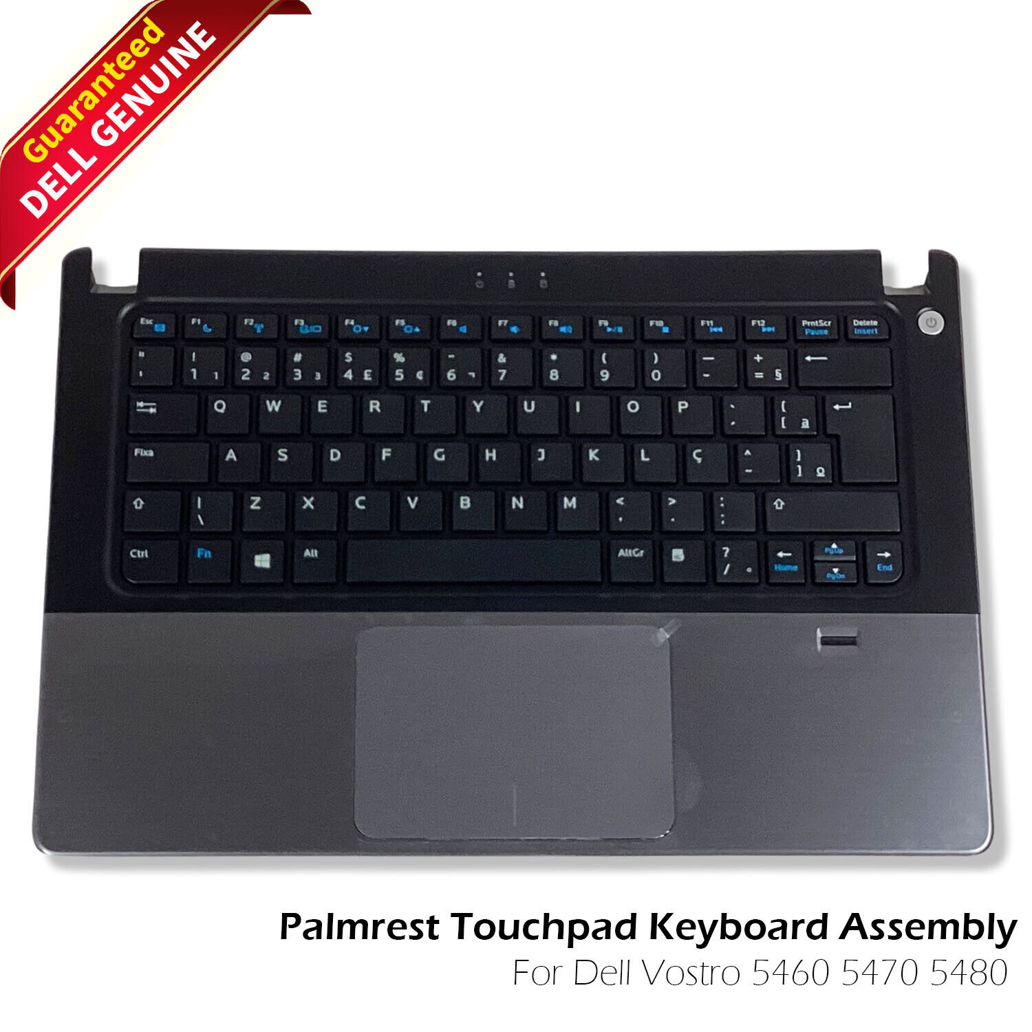 New Dell Vostro 5470 Keyboard Palmrest Assembly Portuguese Layout JX88R DXFPK