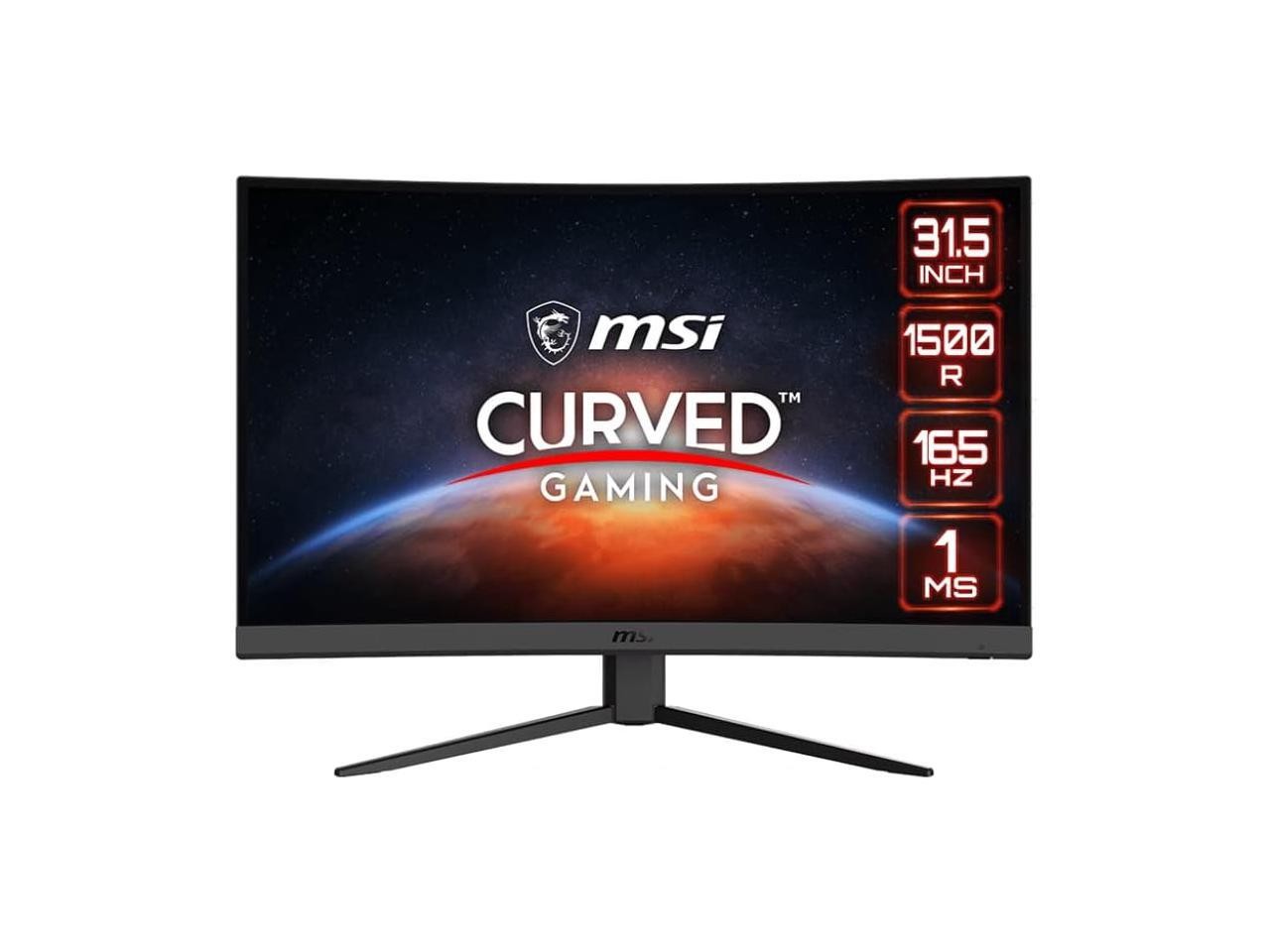 MSI Optix G32C4W 32" 1920 x 1080 1ms (MPRT) 165Hz Gaming Monitor HDMI, Display