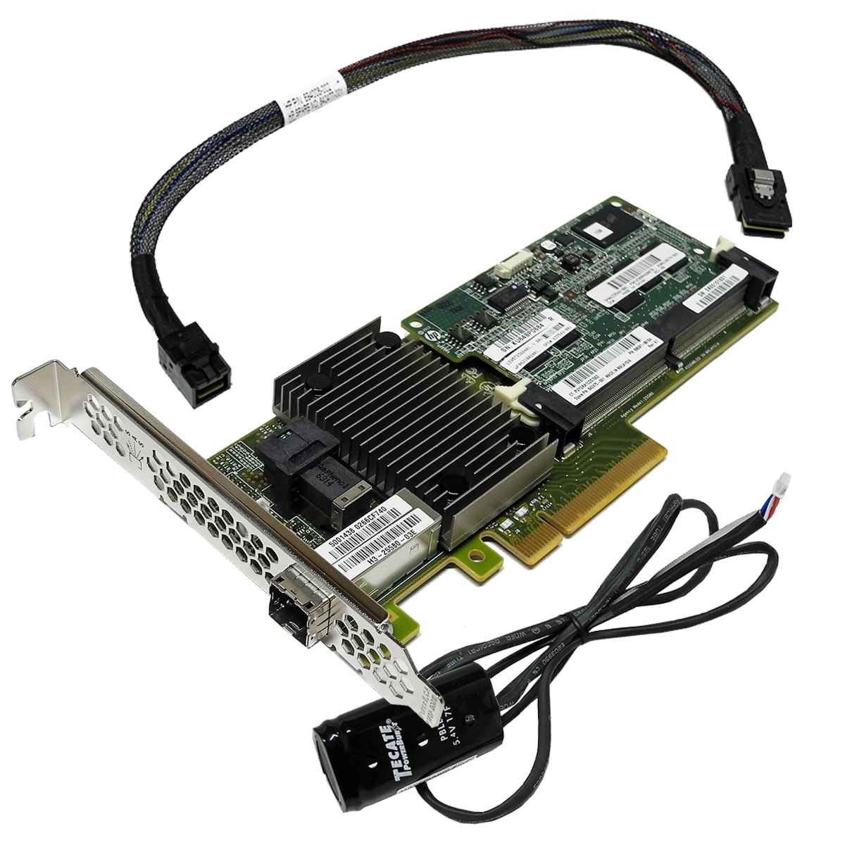 HP P1224 1GB FBWC PCA 4e/4i 2-Port SAS Controller 842475-001 B6Q91-60104