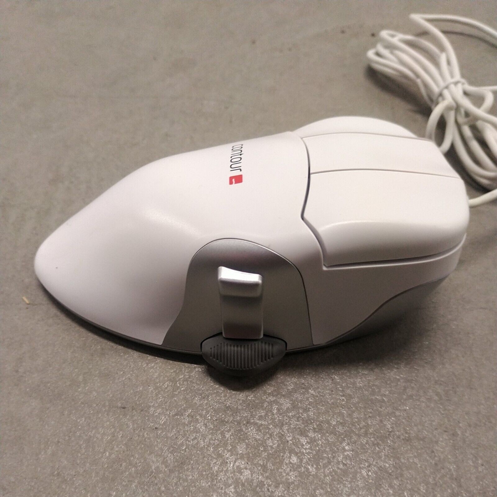 Contour Design PM05-L-L Large Left Handed Contour Mouse Light Gray Tested