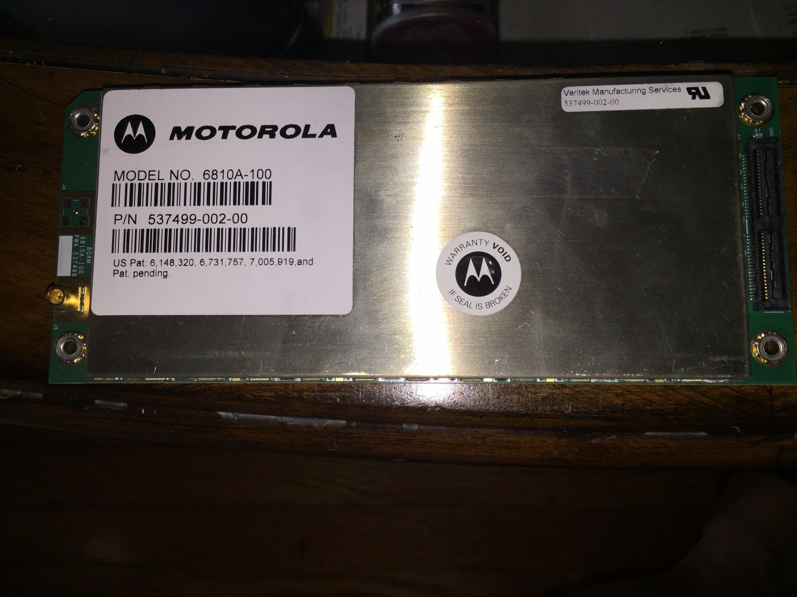 MOTOROLA ARRIS RFPM MODULE RF POWER APEX 1000 QAM 2x8 MODULE 537499-002-00