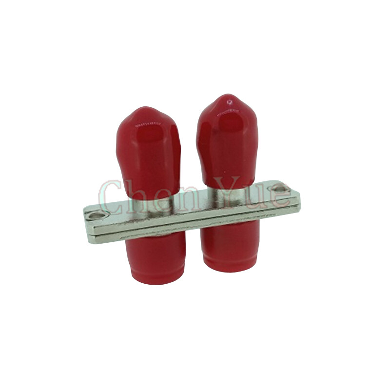 10pcs FC-ST Hybrid Adapter Duplex Fiber Optic Connector female to female Coupler