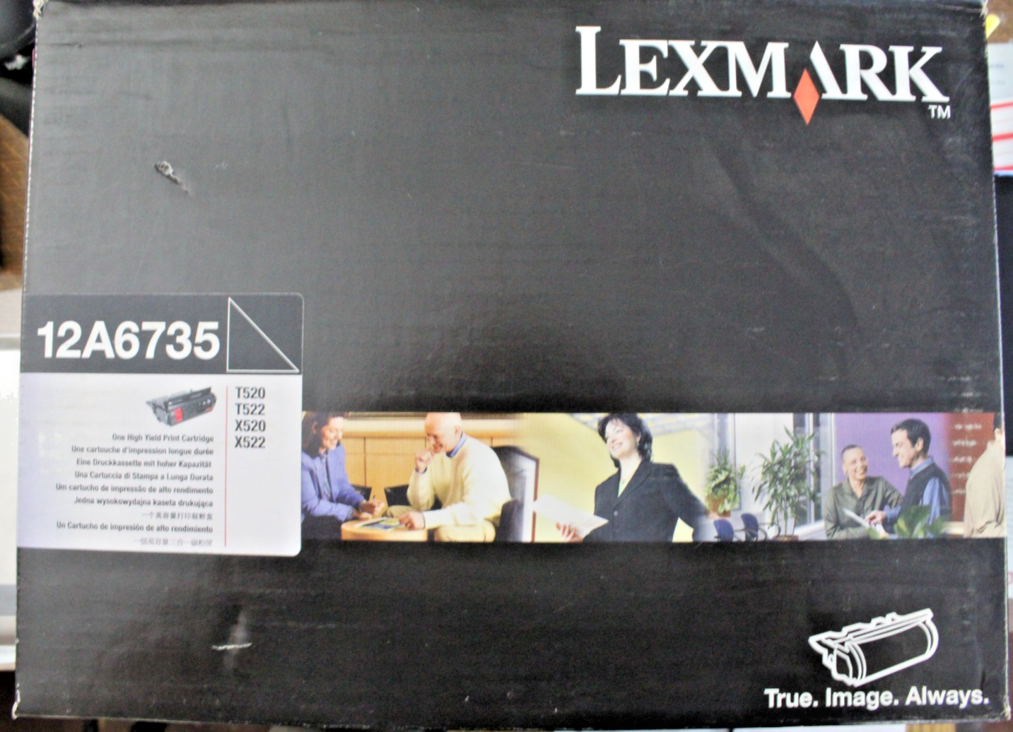 Lexmark 12A6735 Black High Yield Print Cartridge T520/X520 -- Brand New unopened