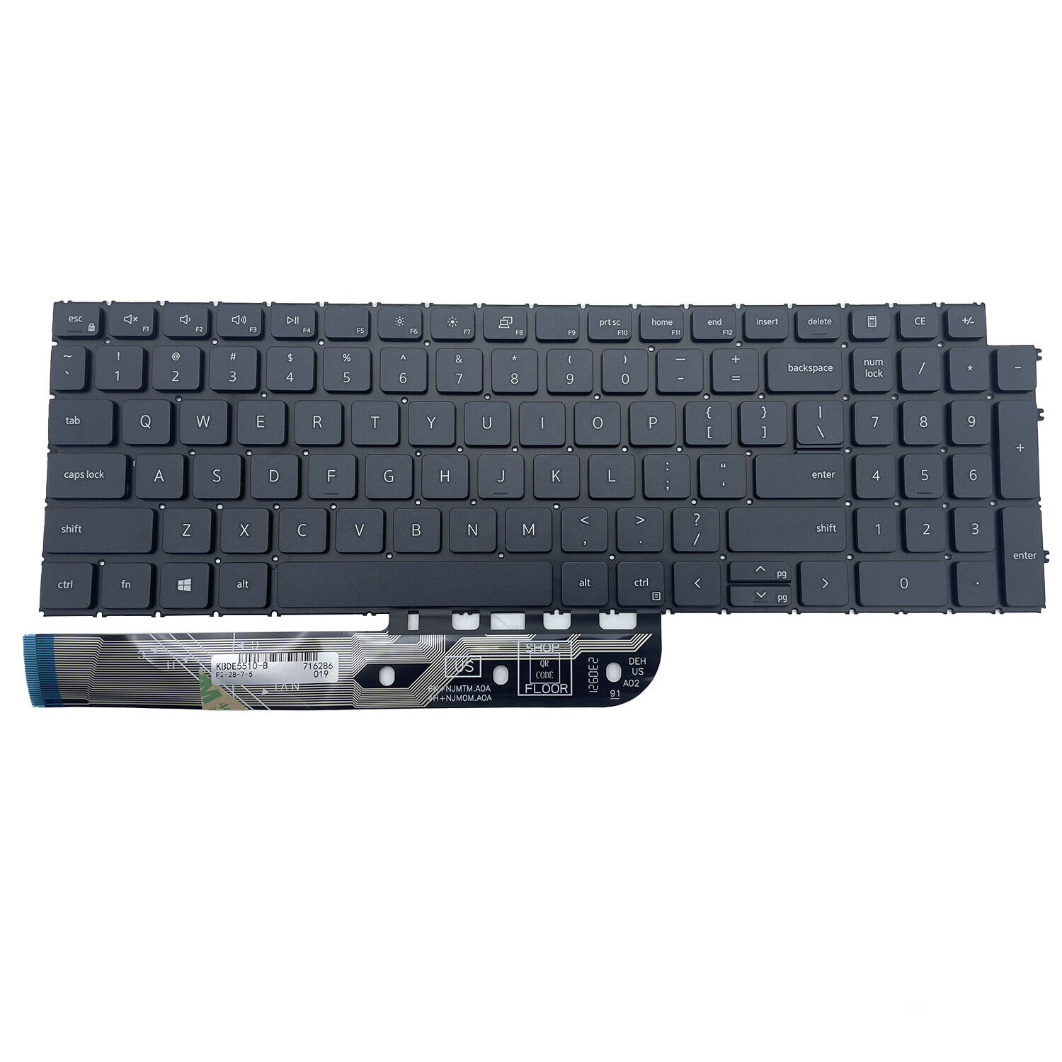 New For Dell Inspiron 3511 3515 3510 3520 3525 15Pro 5510 5515 5518 US Keyboard