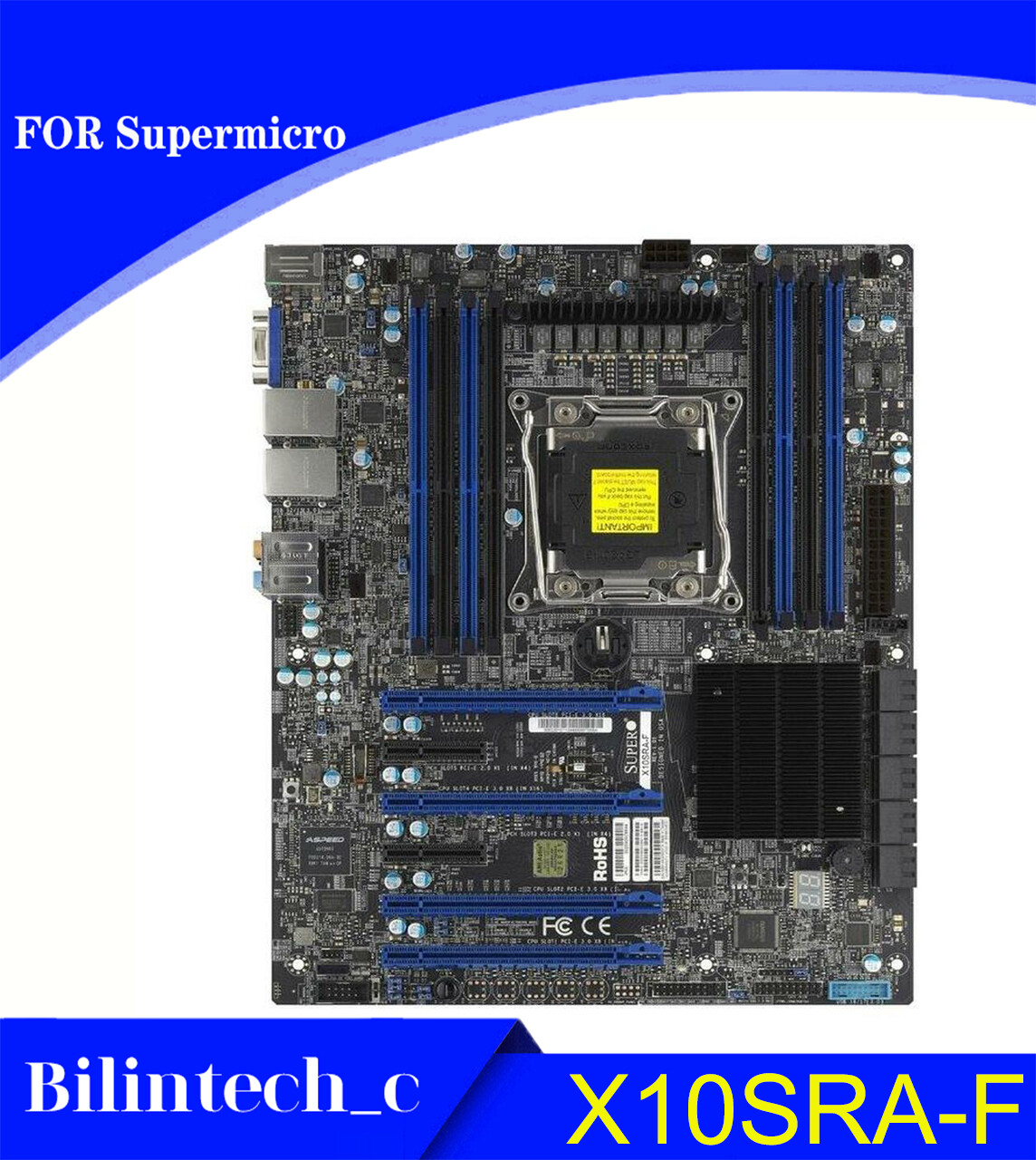 FOR Supermicro X10SRA-F 256GB LGA2011 DDR4 x99 ATX Motherbroad Test ok
