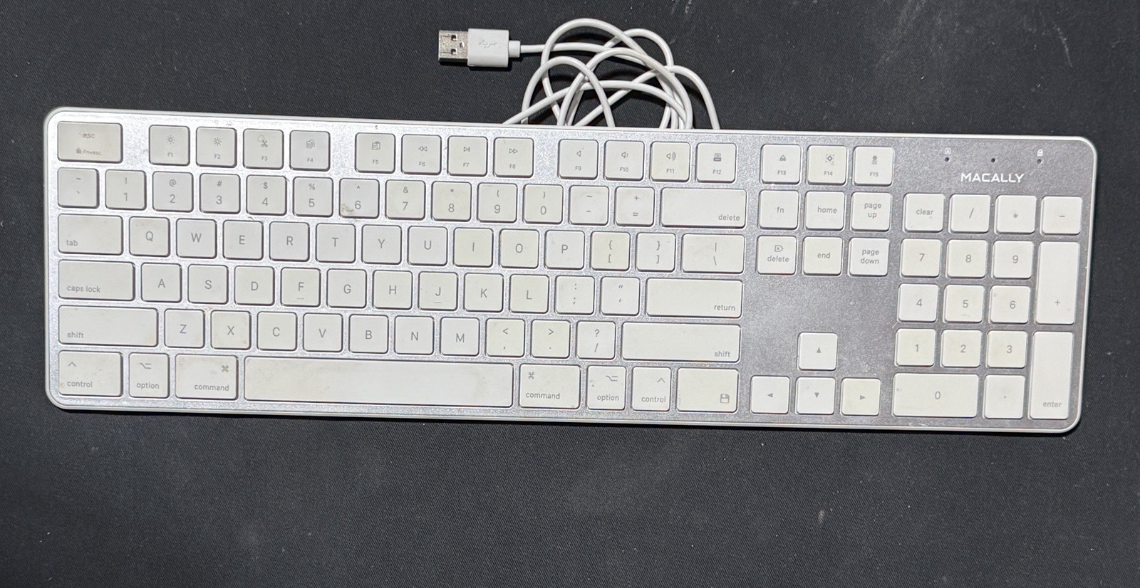 Macally Ultra Slim USB Keyboard For Mac - SLIMKEYPRO (B5)