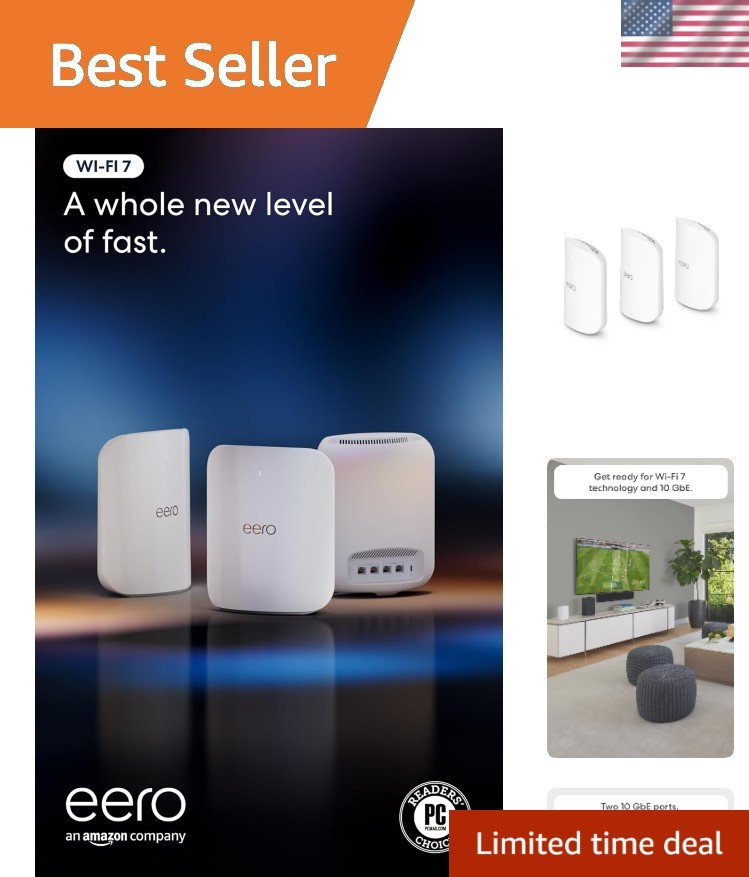 Elevate Your Home Connectivity: Max 7 Mesh Wi-Fi, 7,500 sq. ft., 10 Gbps Support
