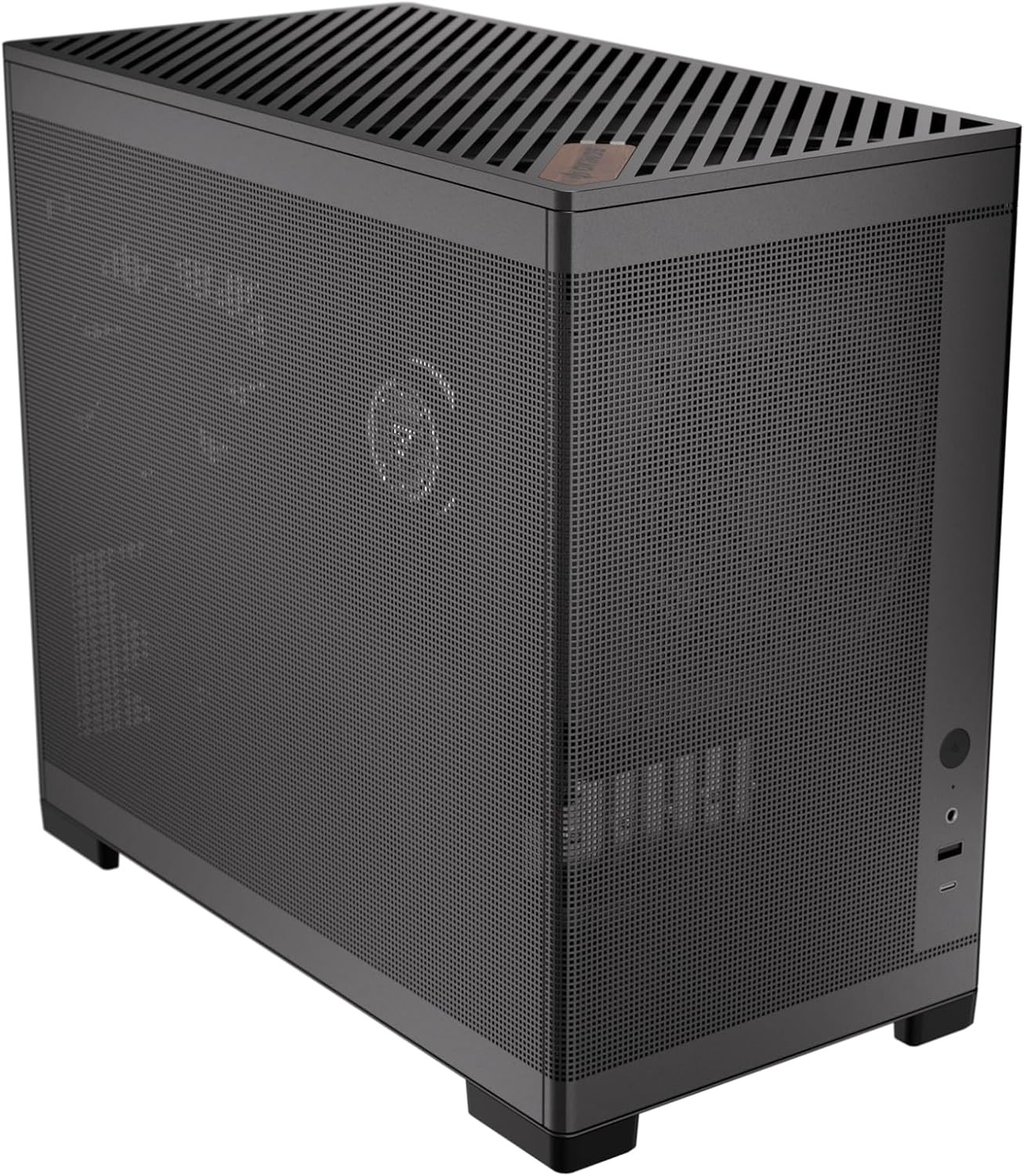 Miniart 4 Micro ATX PC Case, 2X120Mm Reverse 3 Pin Fans & 1X120Mm 3 Pin Fan Pre-