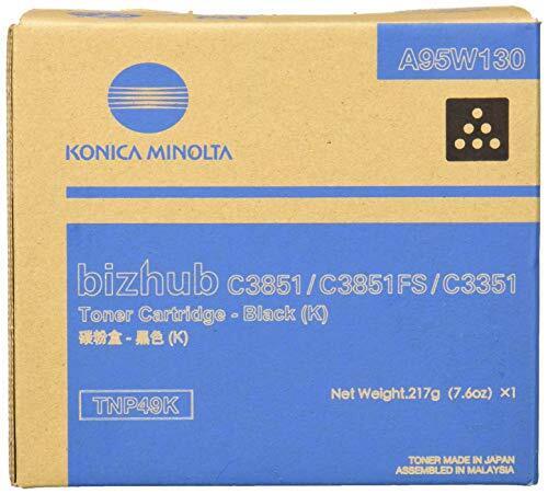 Konica Minolta A95W130 Tnp-49k Black Toner Cartridge For Use In Bizhub C3351