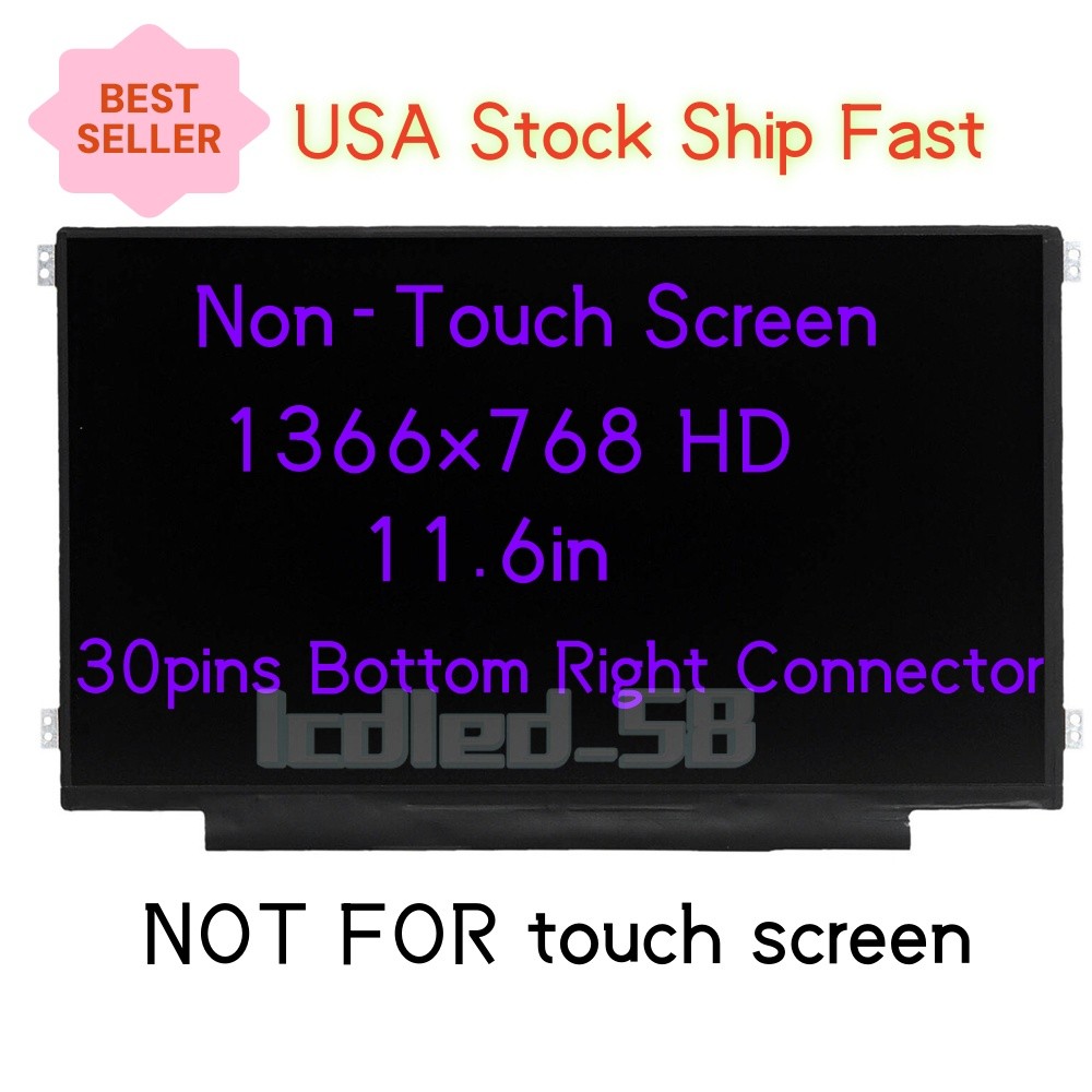 NT116WHM-N11 V4.0 HD LCD Screen Replacement For HP Chromebook 11 G5 762229-007