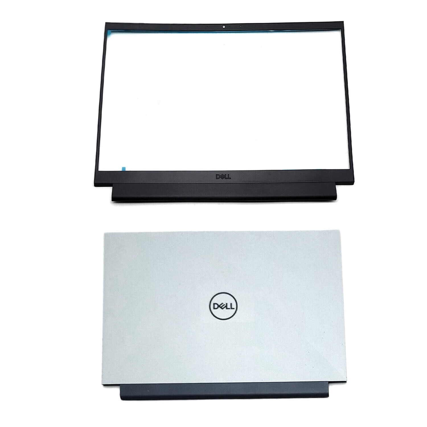 New For Dell G15 5510 5511 5515 LCD Rear Back Cover 0W9XD4 W9XD4 White+ Bezel US