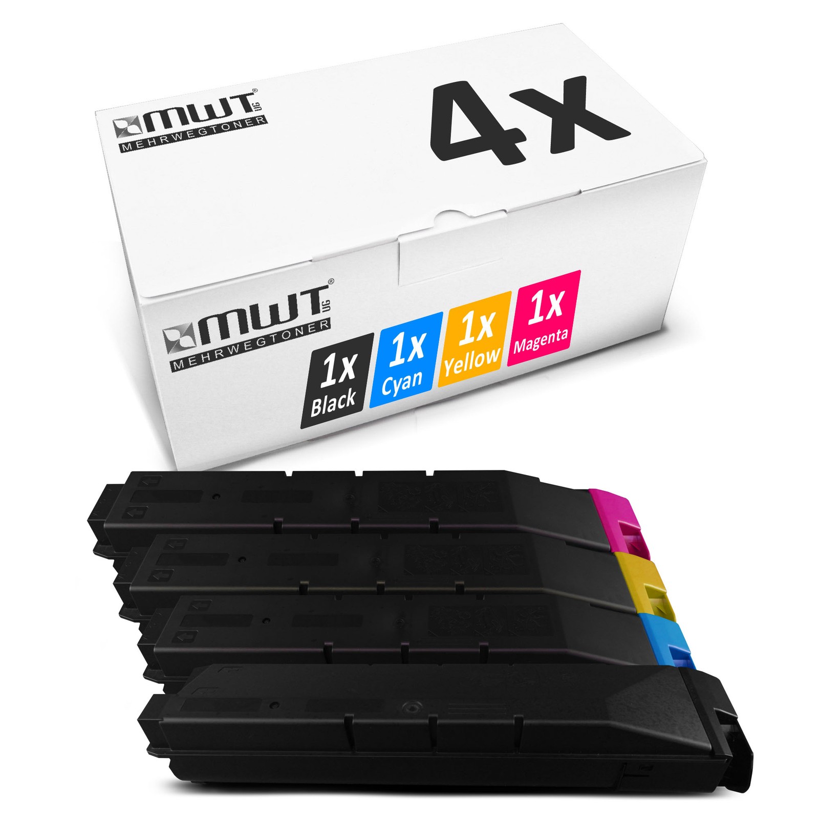 4x MWT Cartridge for Kyocera TASKalfa 4550-ci