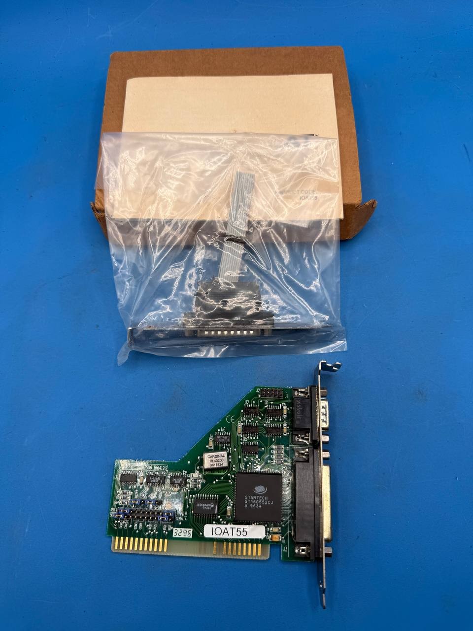 IOAT IOAT55 ISA Serial Parallel Interface Card w/ DB9 DB25 & Bracket RE