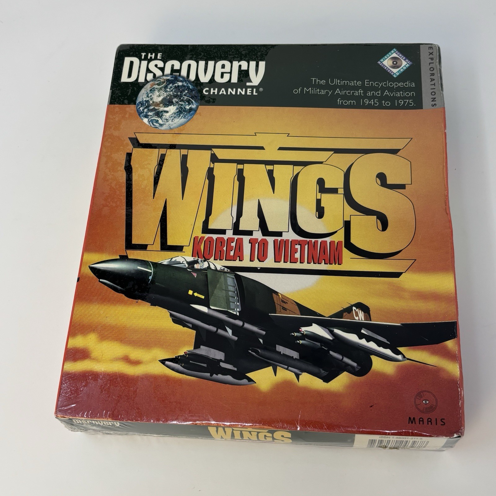 Wings Korea To Vietnam The Discovery Channel Multimedia PC Big Box Game SEALED**