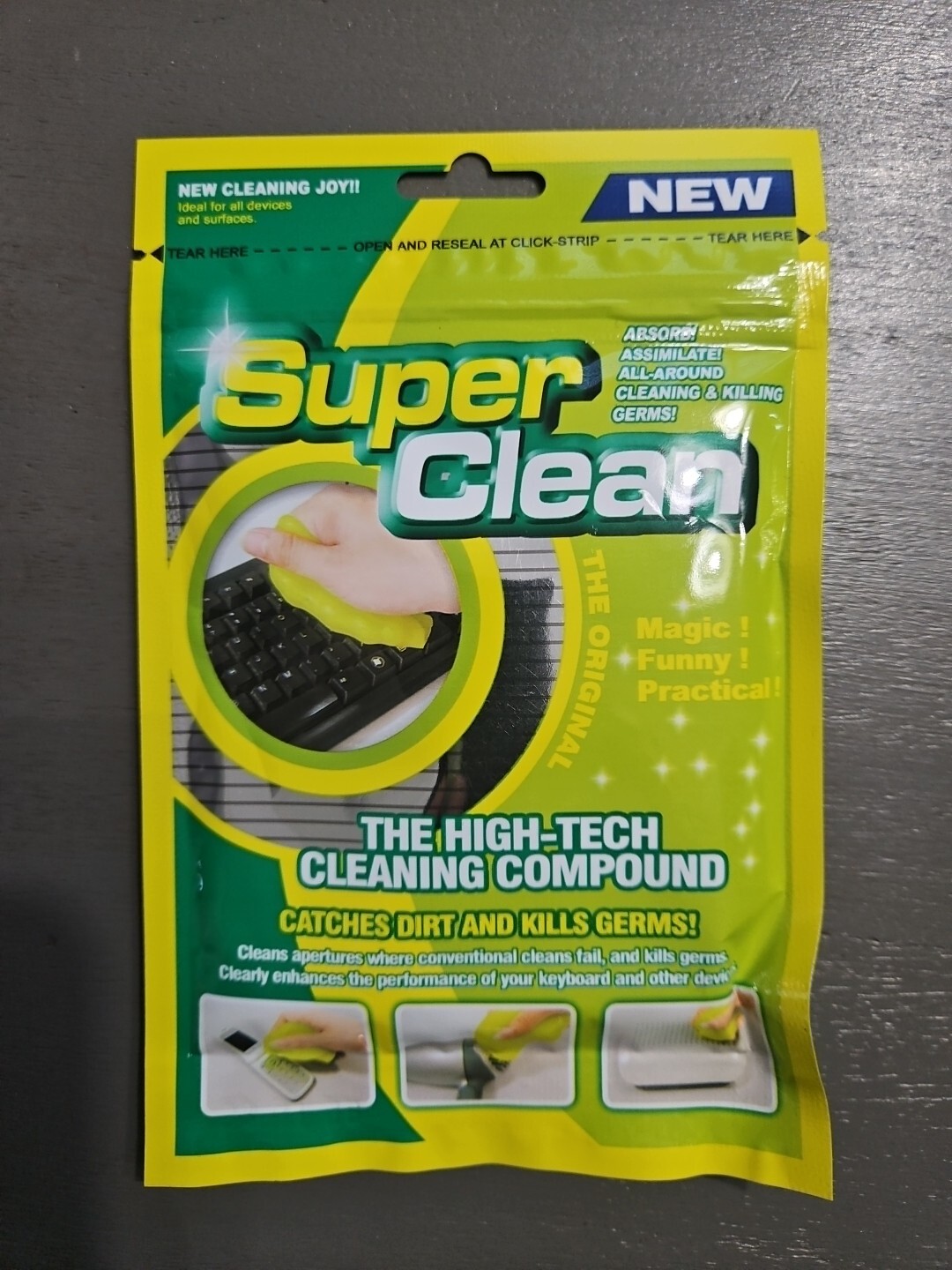 Super Clean The High - Tech Cleaning Compound Lime Green Color - New