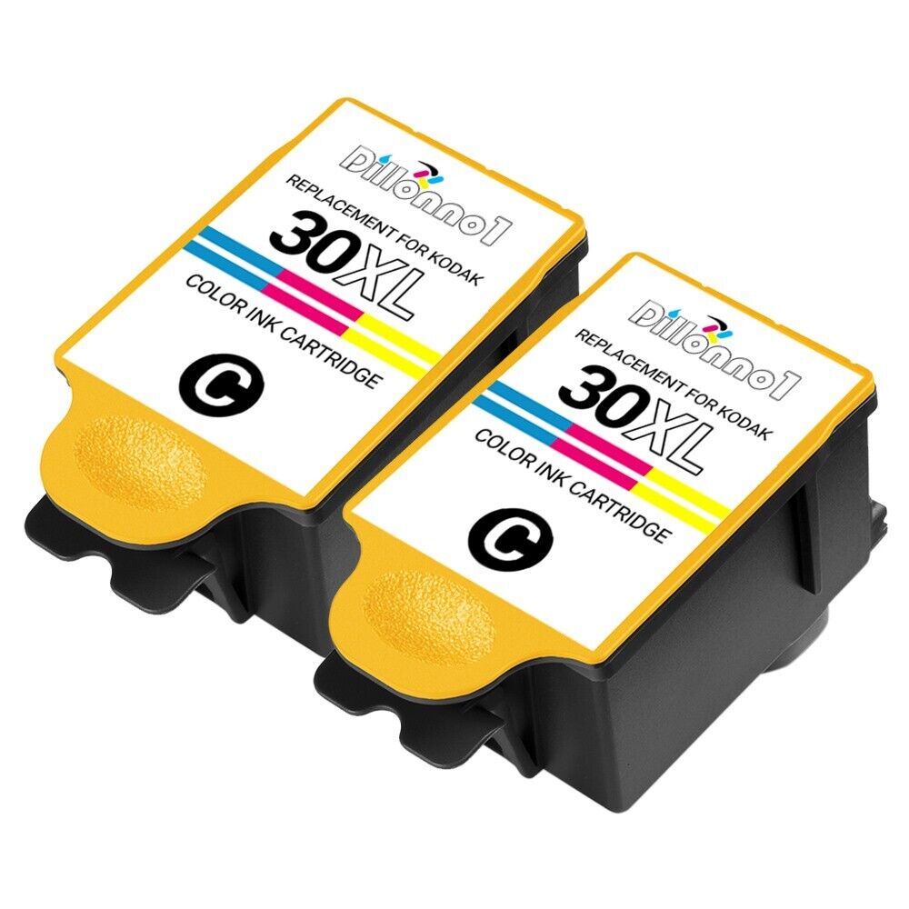 2PK 30XL Color Ink Cartridge For Kodak ESP Office 2170 Hero 3.1 ESP 1.2 Printer